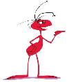 Rudolf the Red Nosed Ant